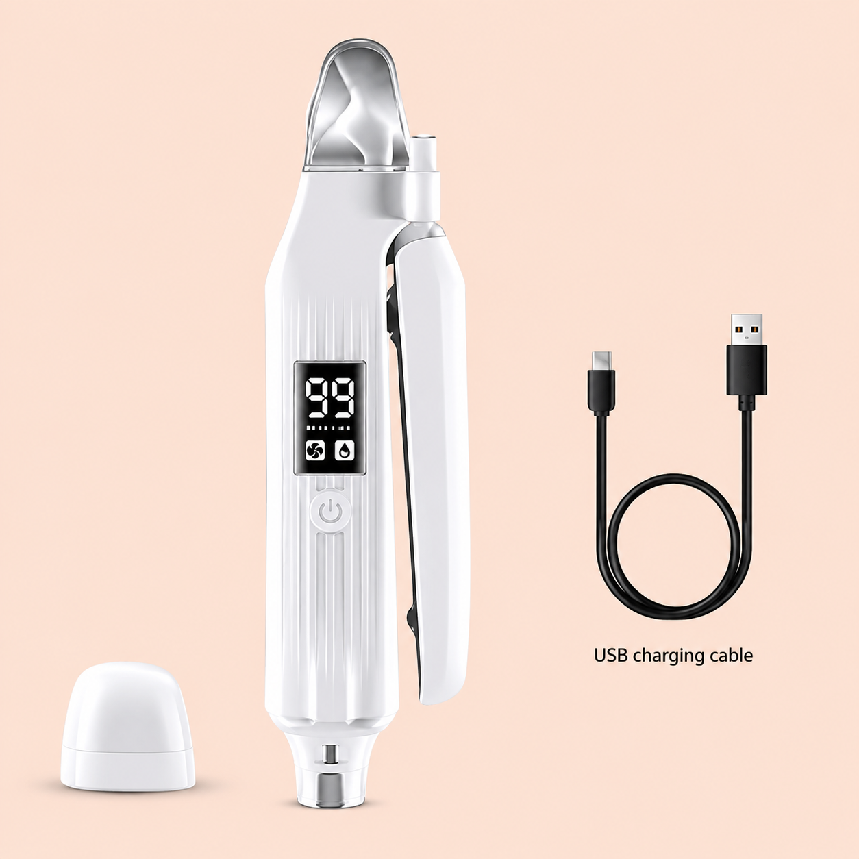 Klotrimmer 2-i-1 med LED